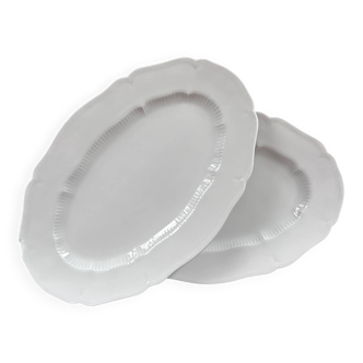Pair of classic oval dishes