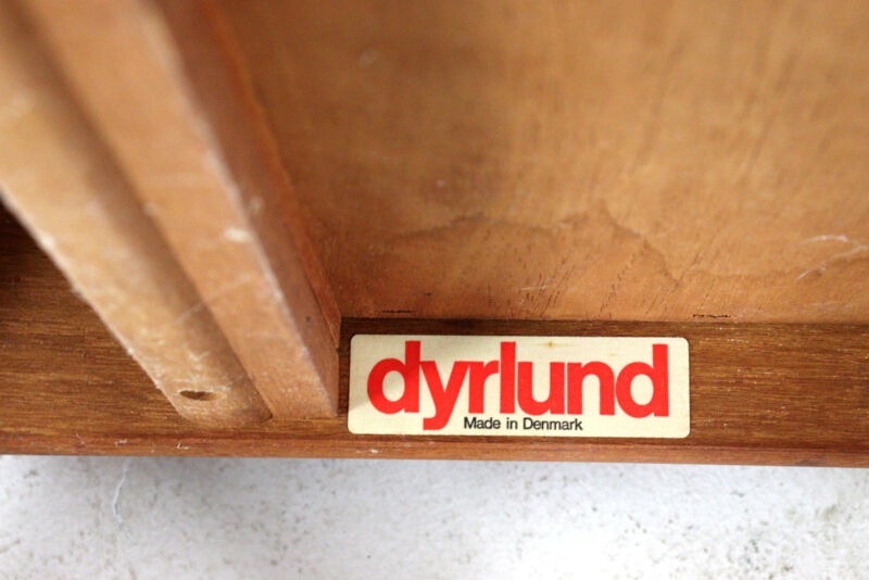 Dyrlund Side Table / Nightstand - danish design in teak