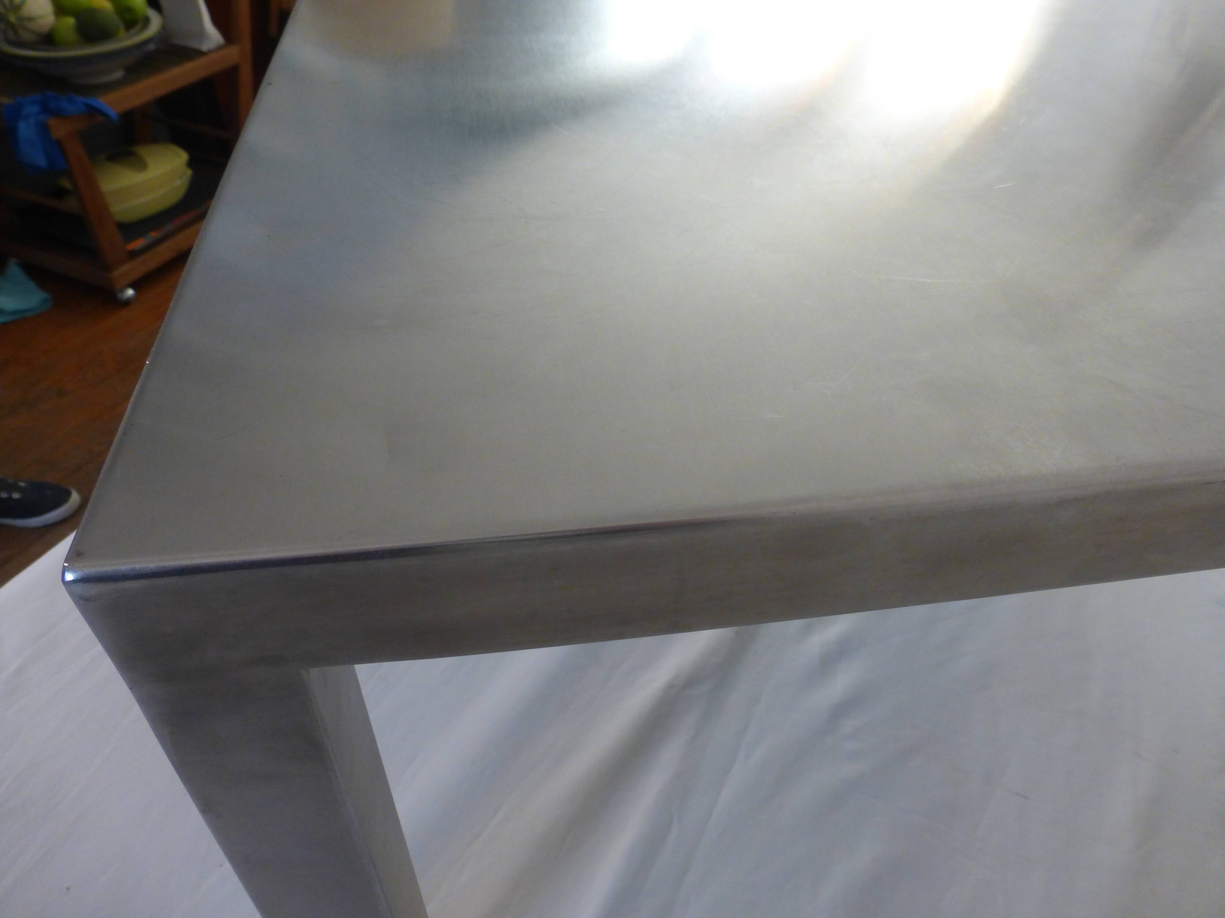 Maria Pergay steel coffee table