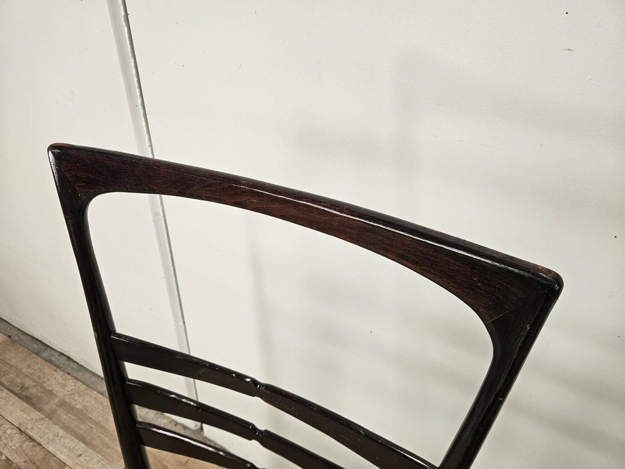 Beech and Skai dining chairs