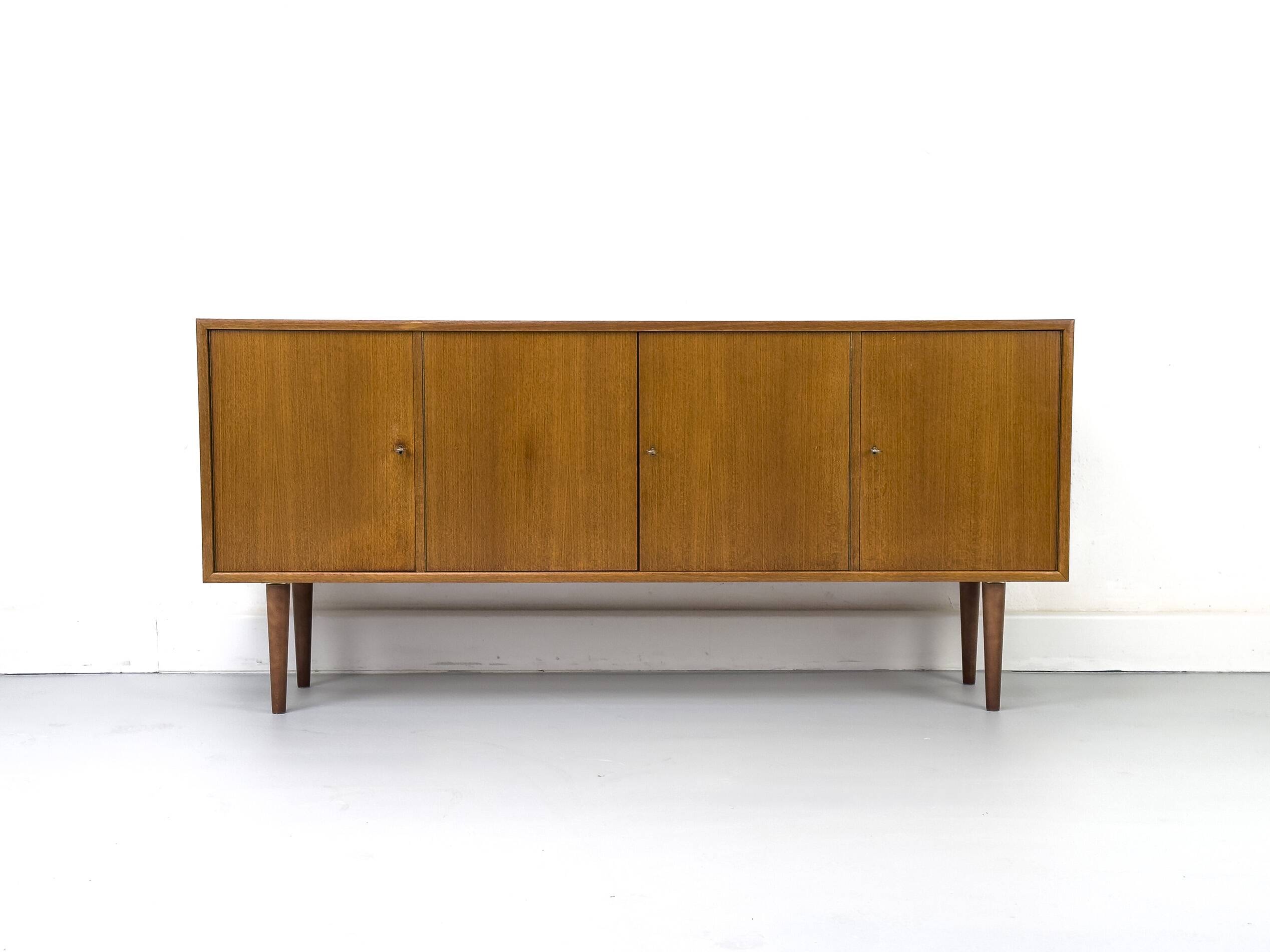 Mid Century Teak Sideboard by WK Möbel, 1960s