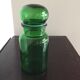 Jarl or Pot of apothecary 70s in green glass