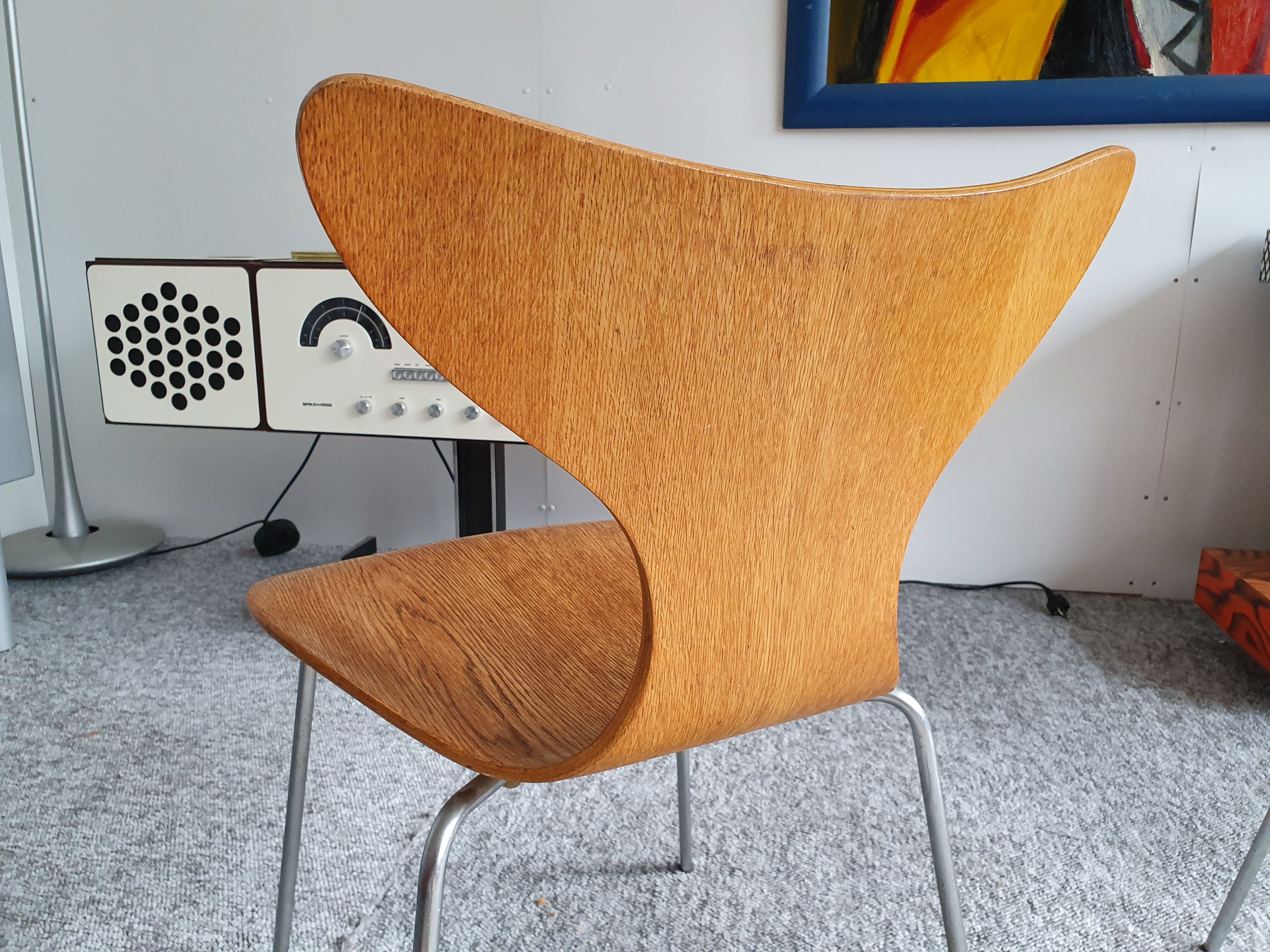 Pair 2 seagull chairs by Arne Jacobsen for Fritz Hansen