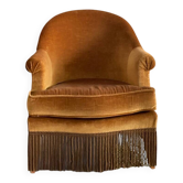 Velvet armchair