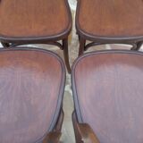 Suite of 6 bistrot chairs 1960