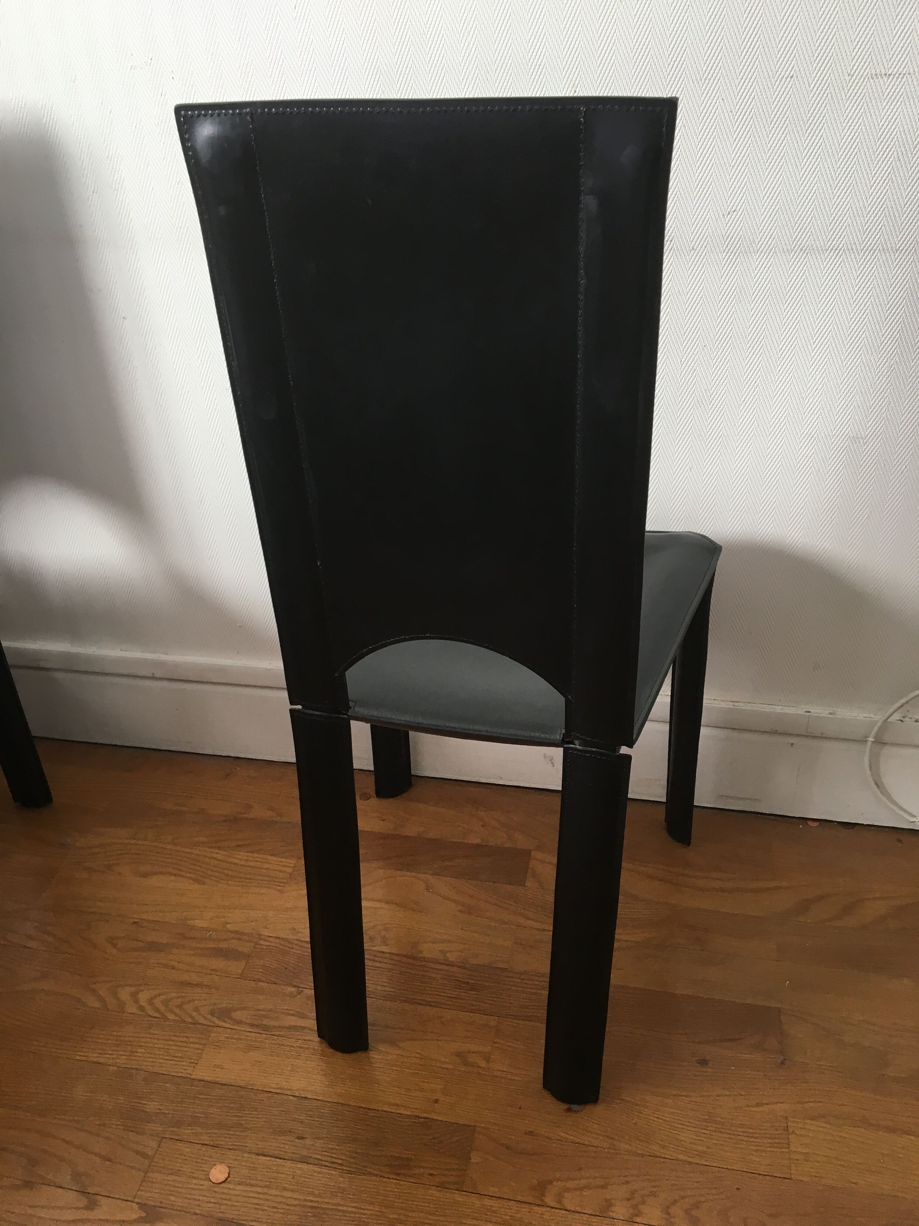 Pair of Couro of Brazil chairs