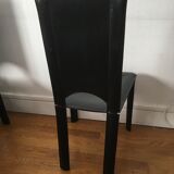 Pair of Couro of Brazil chairs