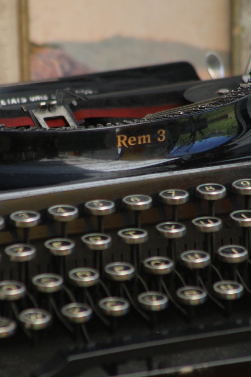 Old typewriter