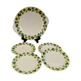 Vintage dessert service Digoin Sarreguemines model Josette
