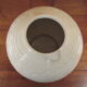 ART DECO cracked earthenware vase white Ecru St. CLEMENT bird series