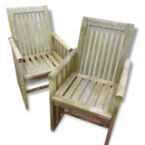 Pair of garden chairs