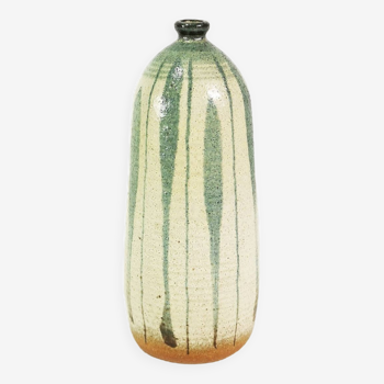 Vase minimaliste en céramique, Ken Troman, Angleterre, années 1960.