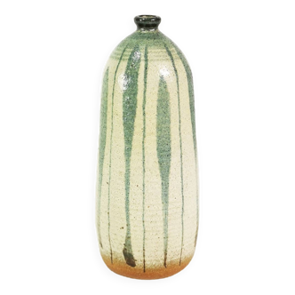Vase minimaliste en céramique, Ken Troman, Angleterre, années 1960.