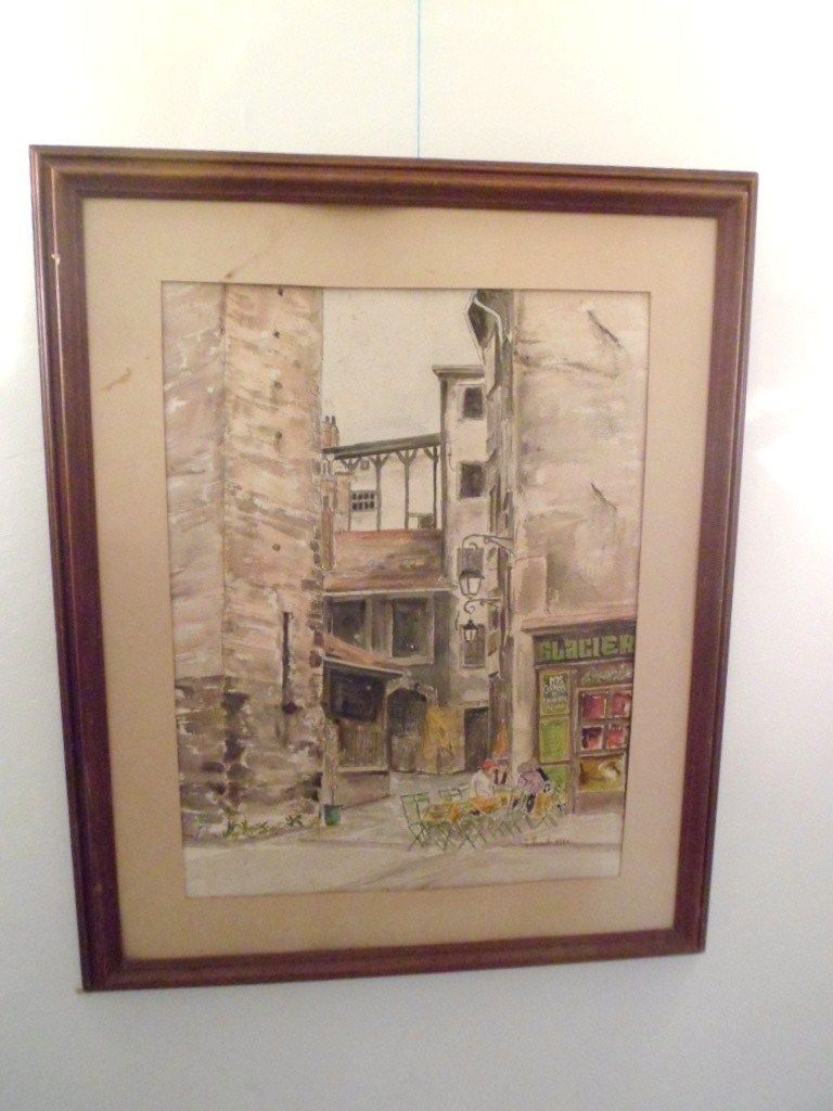 Watercolour signed Vuillermet