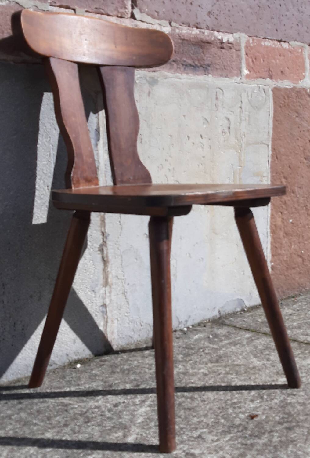 Brutalist bistro chair (1960s)