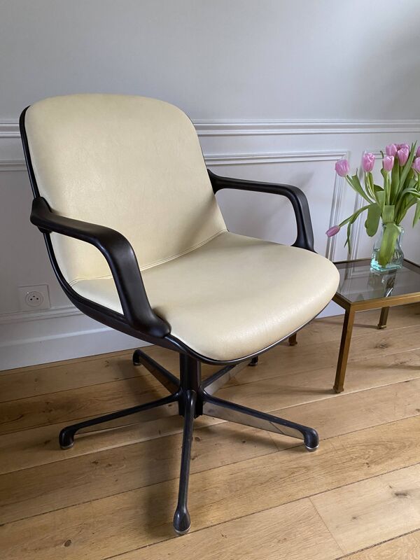 Fauteuil de bureau / chaise vintage charles pollock  ''executive chair