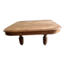 Grande table basse bois esprit Henri II