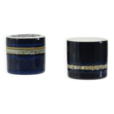 Salt and pepper shakers in earthenware from the Tenera series by Inge-Lise Koefoed for Roya.