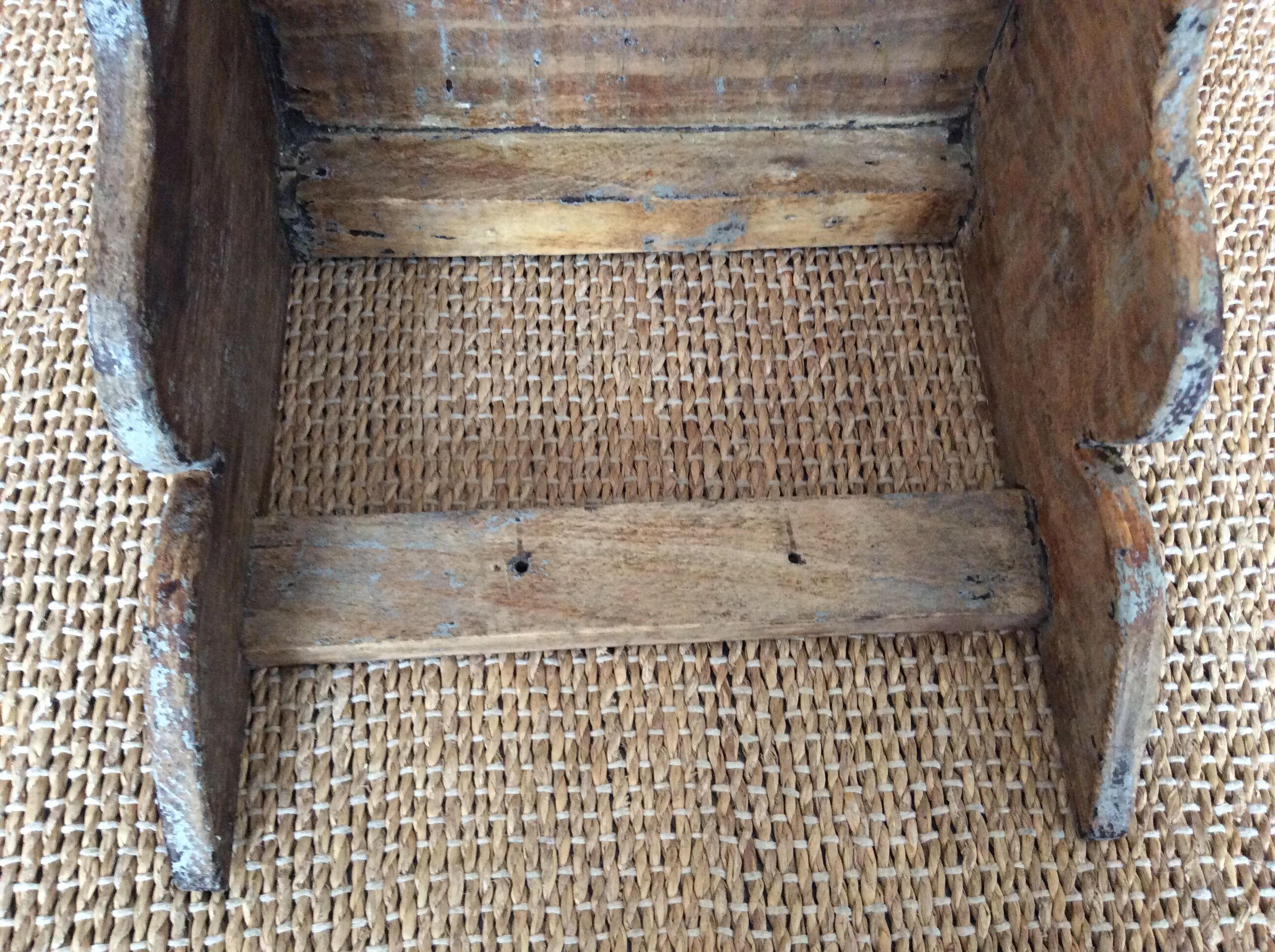 Wooden wall shelf