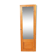 Art Deco door mirror with 5 staples