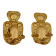 Baroque Style Mid-Century Brass Swedish Sconces