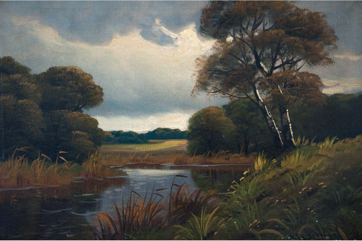 "Landscape" painting