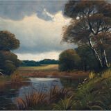 "Landscape" painting