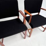 Set of 2 Danish mahogany chairs by Erik Bjorn Olsen, 1970s