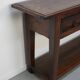 Antique Spanish Rustic Chestnut Side Table/Console, 18th Century