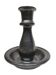 Large candlestick, vase. ceramic signed jean marais.