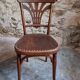 Ensemble de 4 chaises bistrot françaises anciennes Thonet – vers 1920