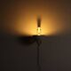 Pair of sculptural mid-century wall uplighters, circa 1950