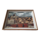 Tableau bernard buffet , marseille , bateaux dans le vieux port , edition braun