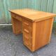 Vintage desk with 5 oak drawers