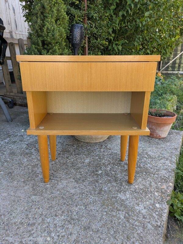 1980s Scandinavian style bedside table