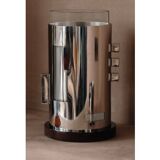 Garance Vallée for Monoprix. Chrome-plated metal and glass vase