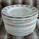 20 antique flat plates from Digoin and Sarreguemines