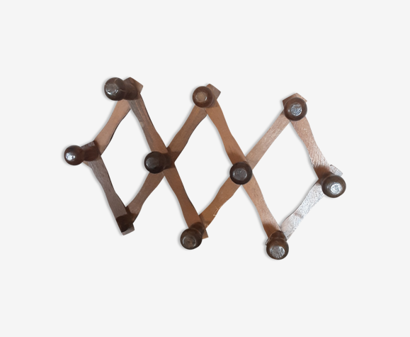 Porte-manteau en bois vintage