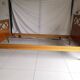Vintage Scandinavian bed with crosspieces 50s