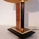 Lamp assembler decoration wood and metal gilded