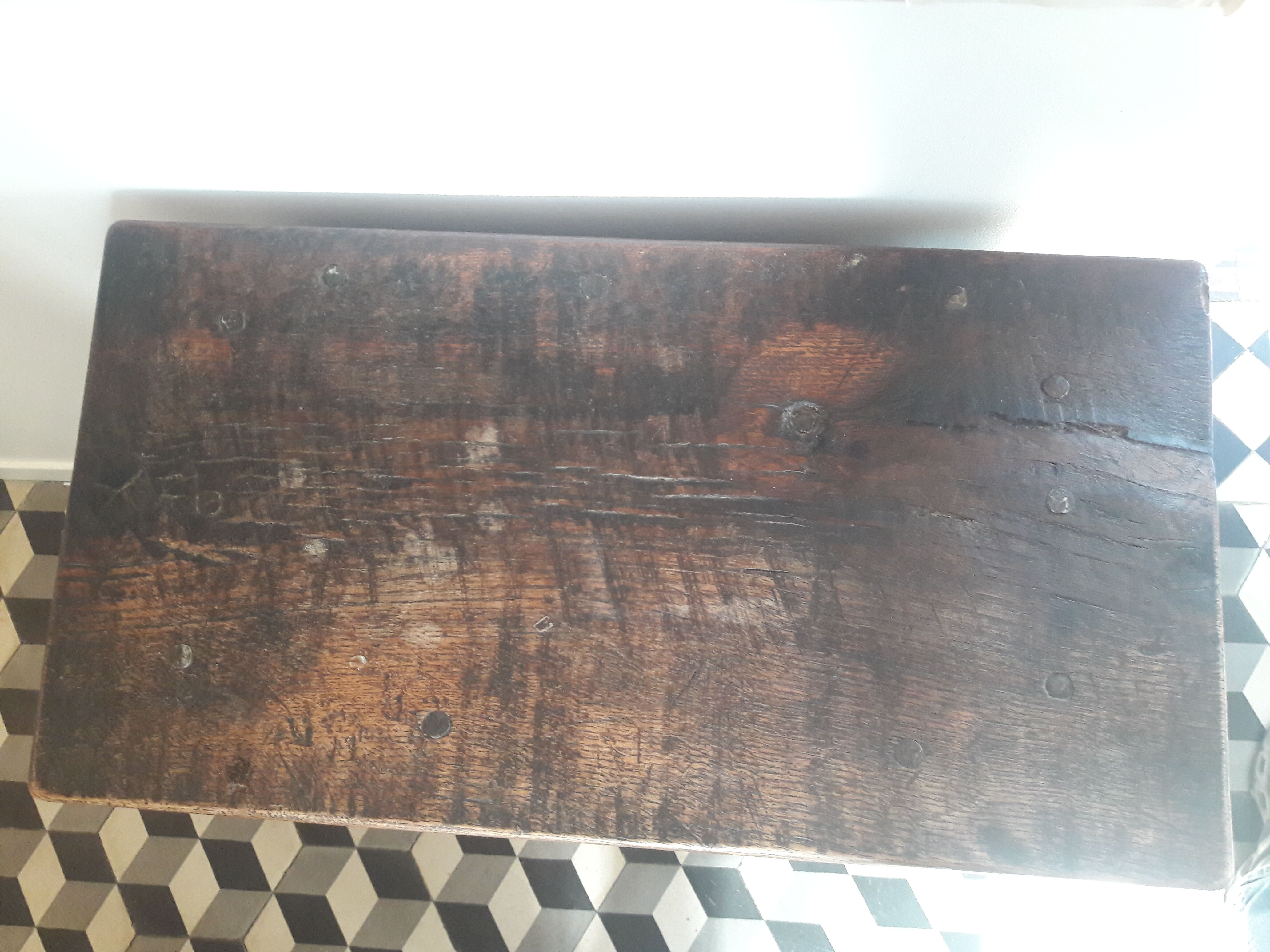 Rustic entrance furniture a carved door solid oak style with fitting