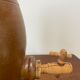 Ancient jace in brown sandstone