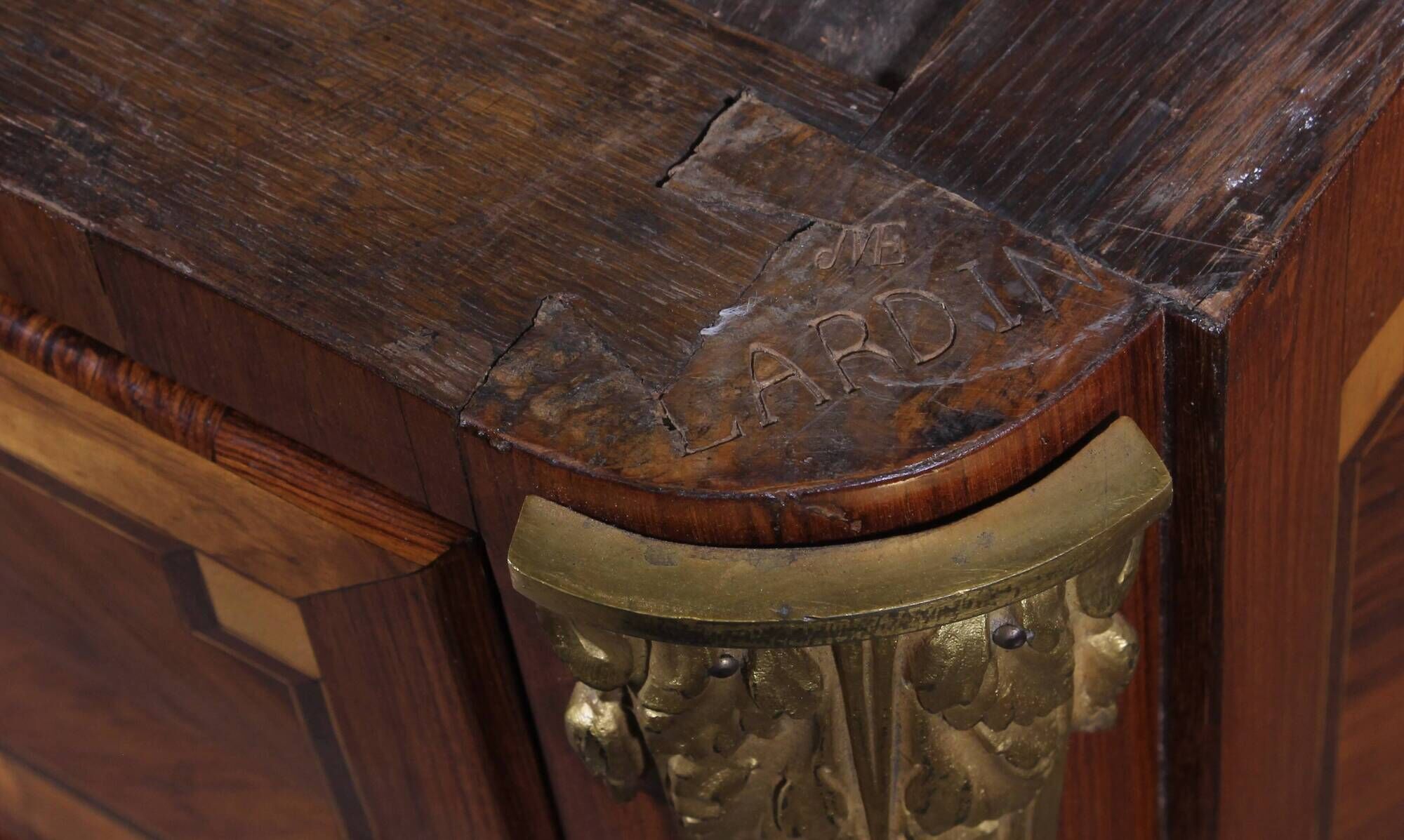 transitional period commode stamped Lardin - 18th century