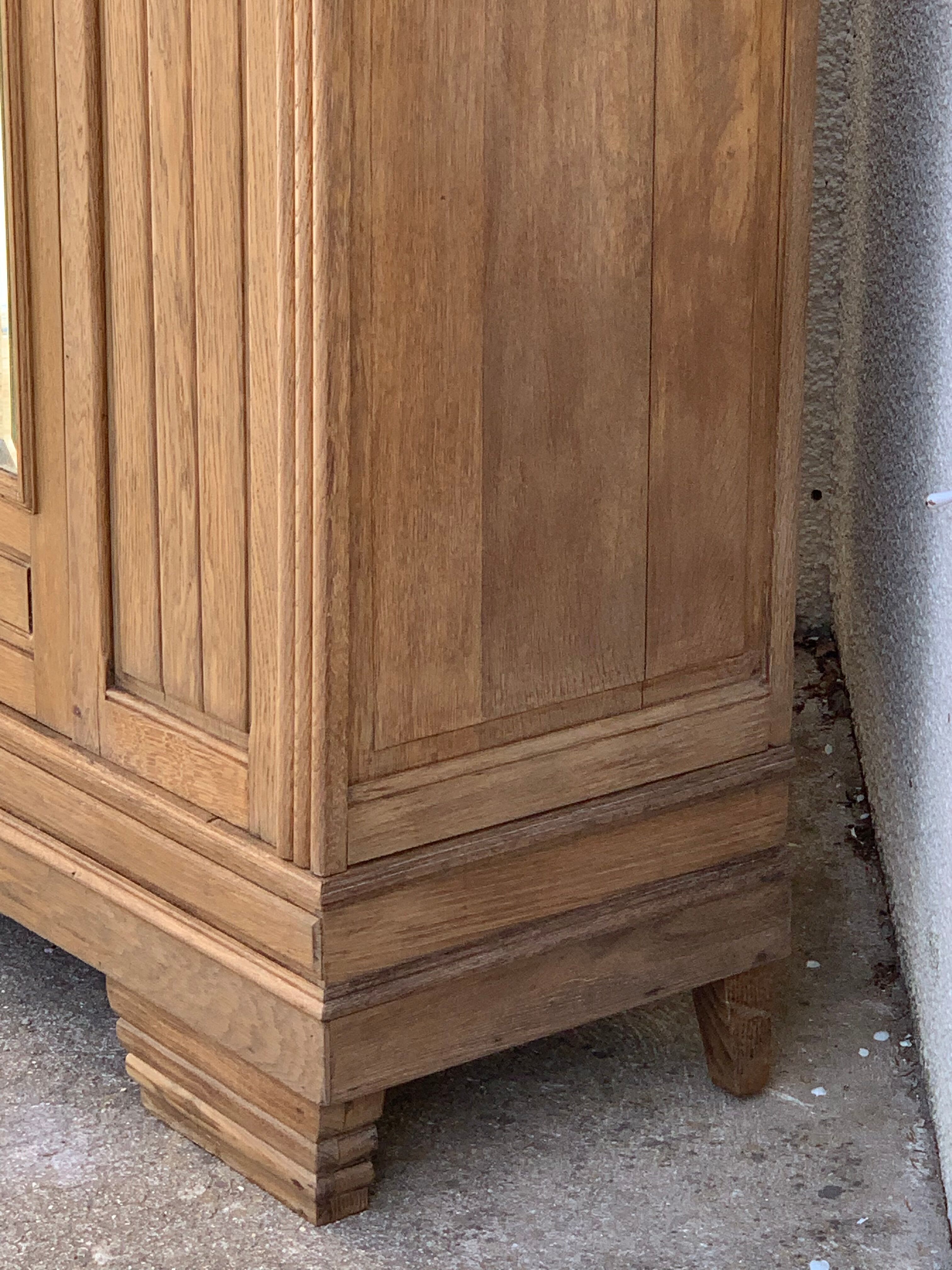 Parisian wardrobe raw wood 1920