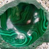 Ashtray / empty vintage pocket in malachite