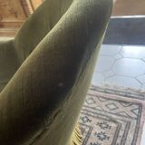 Pair of toadstool armchairs