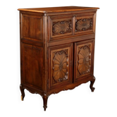 Antique Provençal-style walnut buffet, Piedmont, 20th century