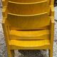 Lot de cinq chaises bois années 50