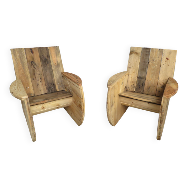 Paire de fauteuils touret original