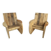 Paire de fauteuils touret original